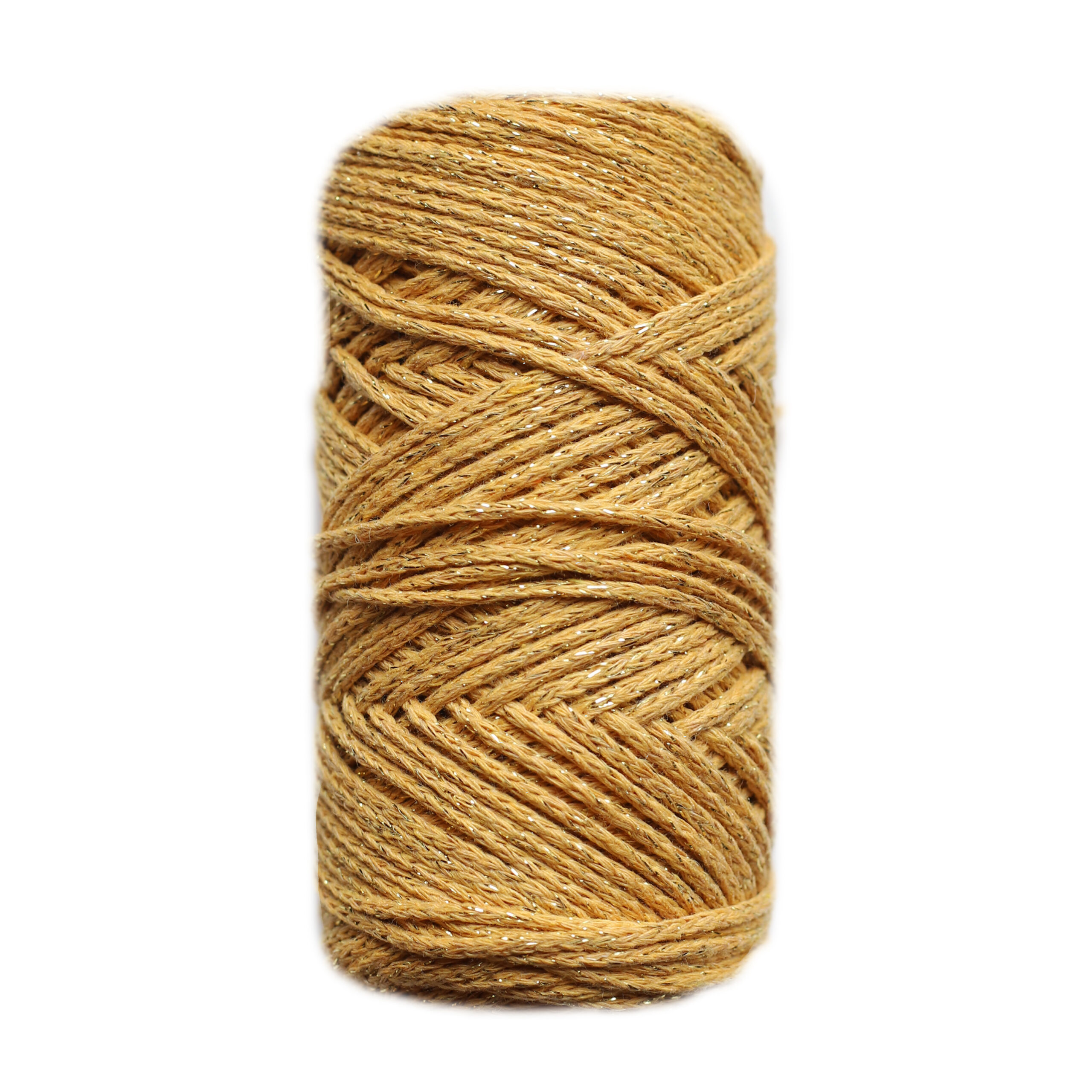 Cotton Air Glitter. Color Mostaza