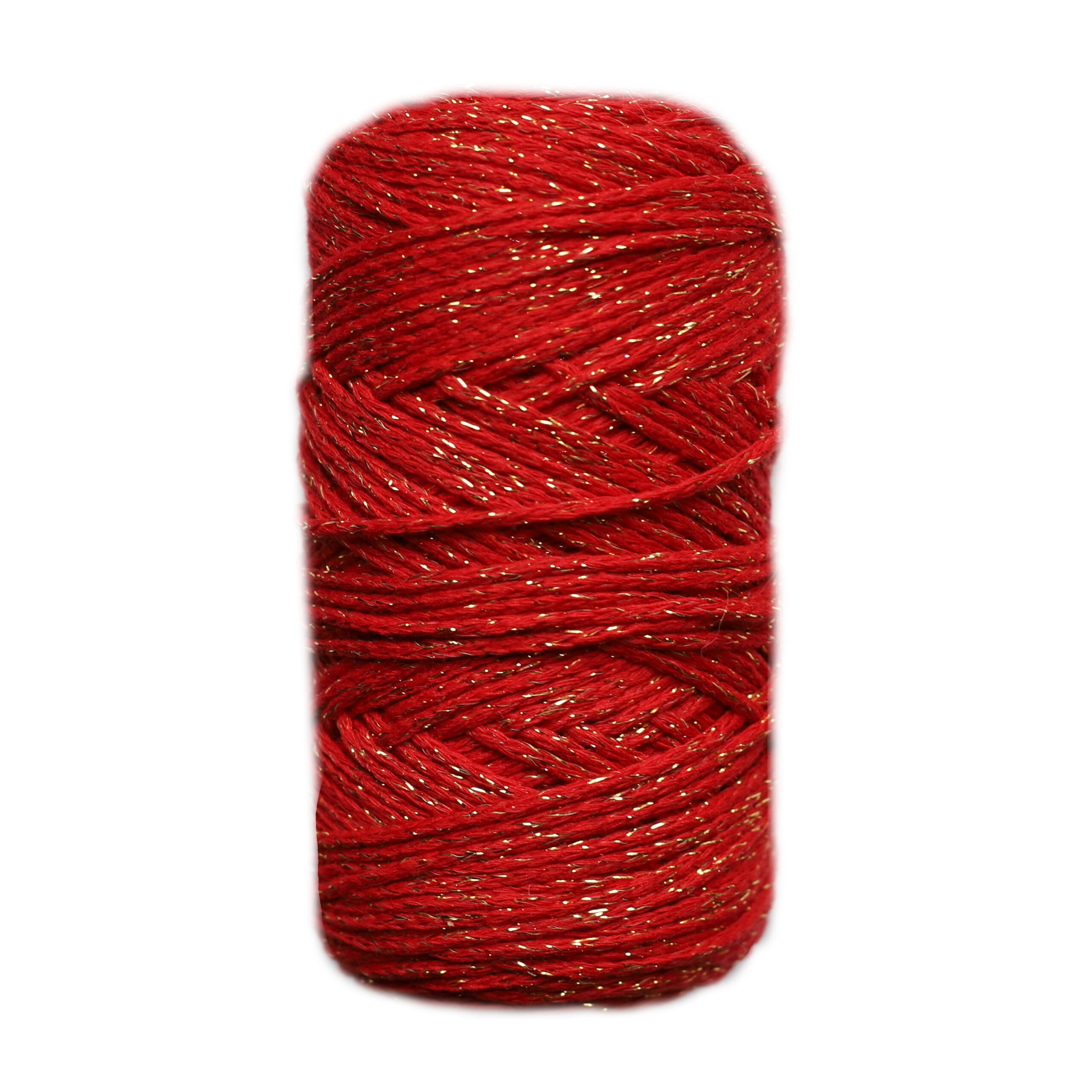 Cotton Air Glitter. Color Rojo