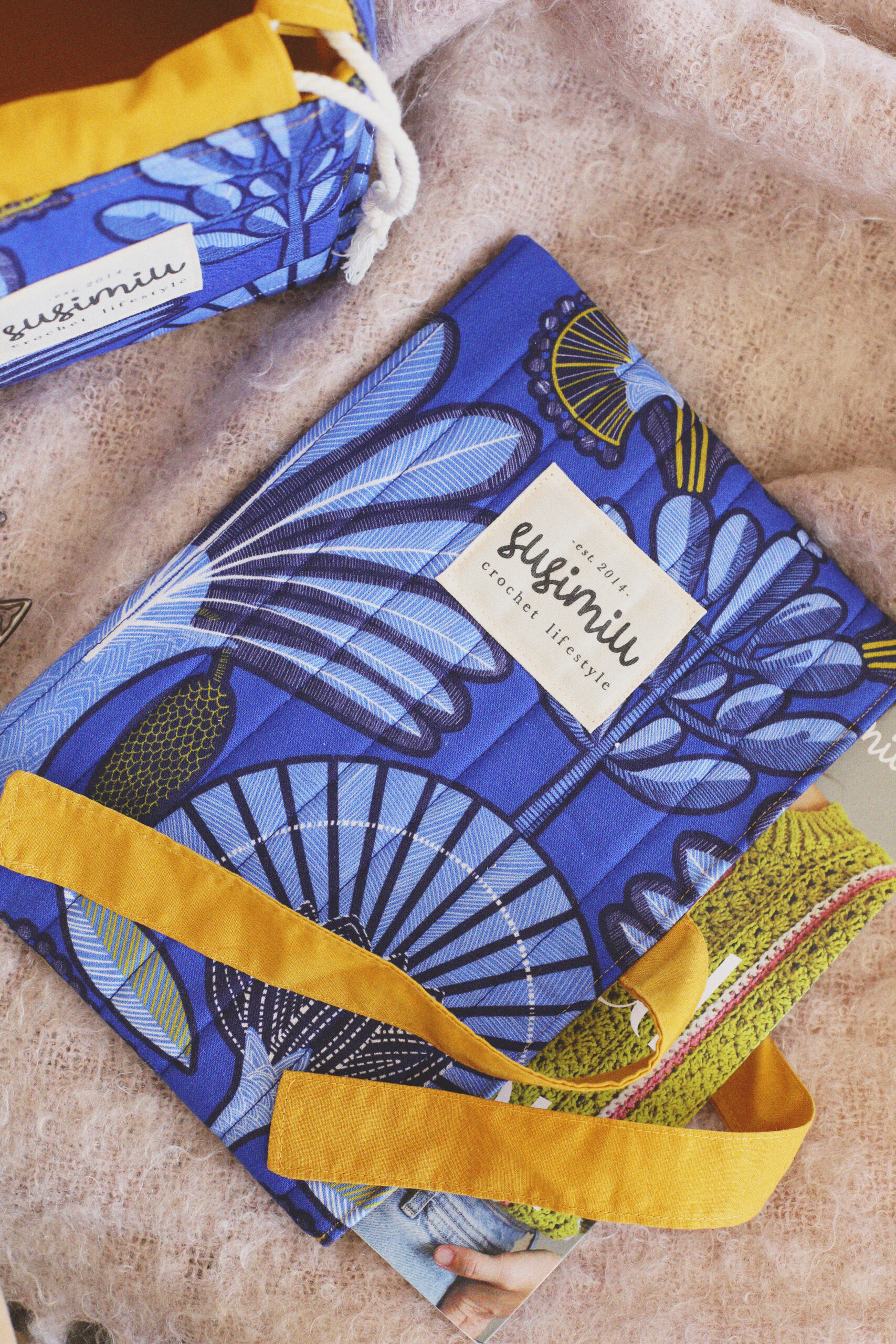 Funda para libro. Edición Trópico Azul