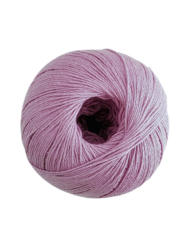Algodón Peinado M Color Lila. Aguja 2/3 mm