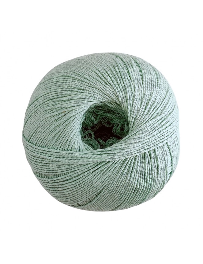 Algodón Peinado M Color Verde Agua. Aguja 2/3 mm