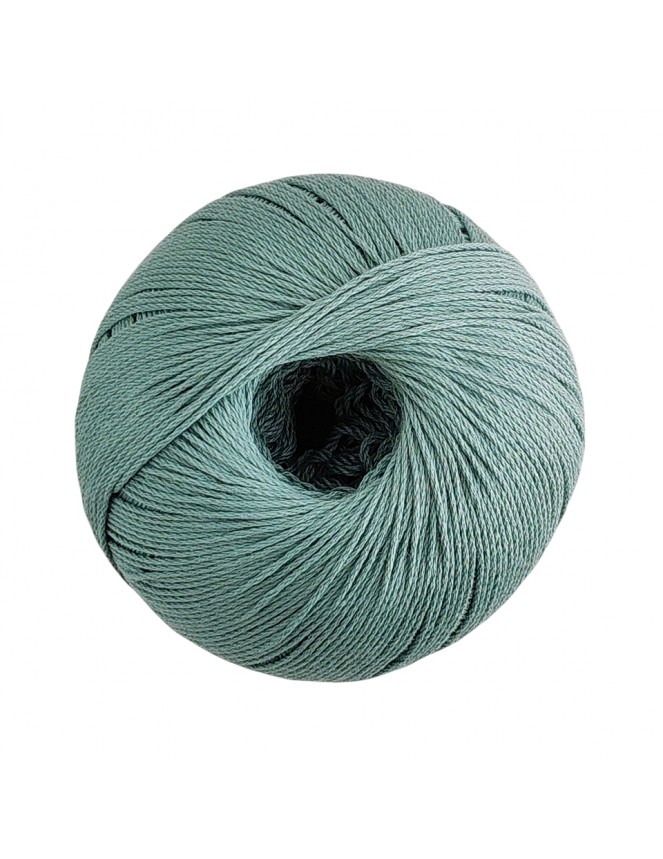 Algodón Peinado M Color Jade. Aguja 2/3 mm