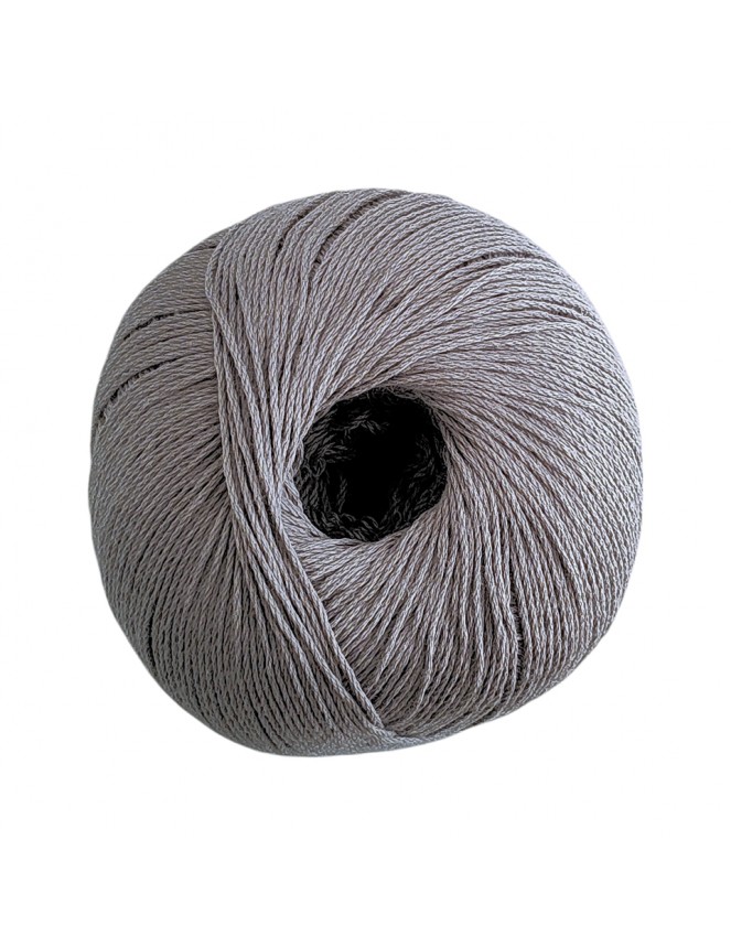 Algodón Peinado M Color Gris. Aguja 2/3 mm