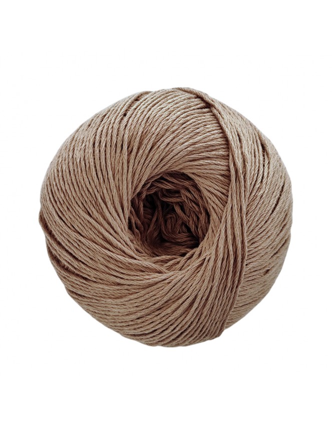 Algodón Peinado M Color Camel. Aguja 2/3 mm