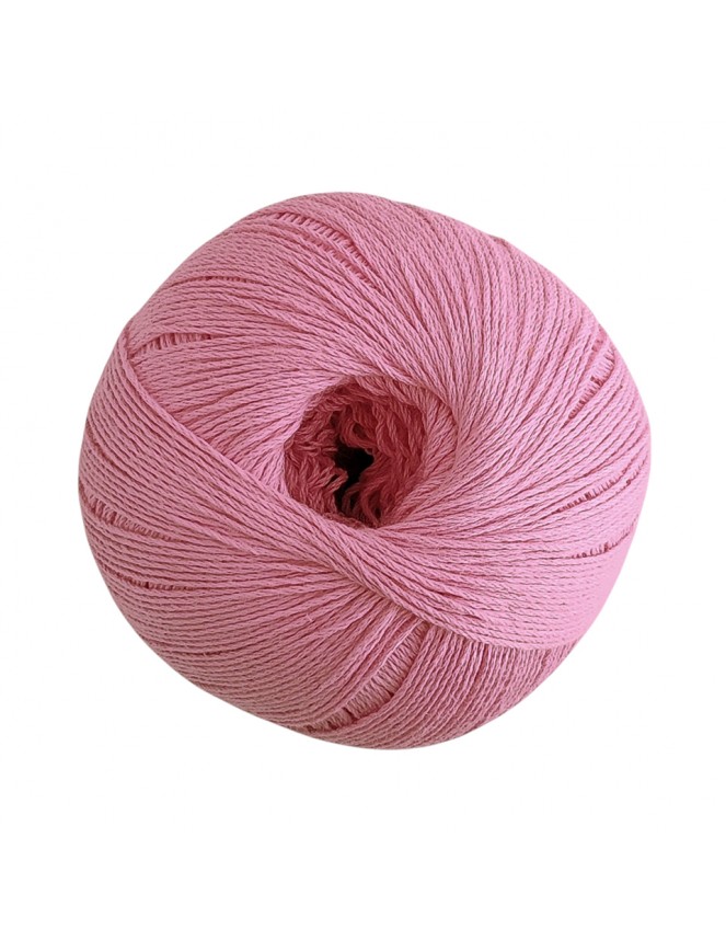 Algodón Peinado M Color Rosa Blush. Aguja 2/3 mm