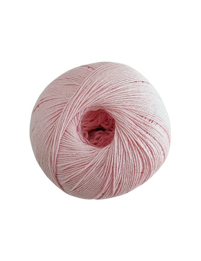 Algodón Peinado M Color Rosa Bebé. Aguja 2/3 mm
