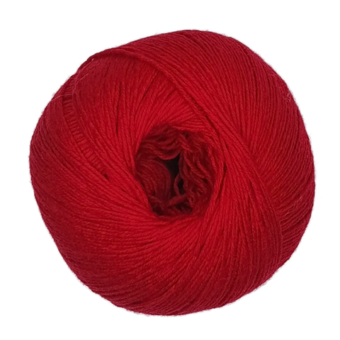 Merino Super Wash Grosor Fingering Rojo